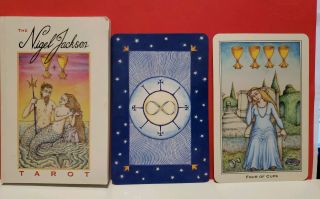 The Nigel Jackson Tarot Card Deck & Book,  1st Edition Hard To Find Rare & Oop