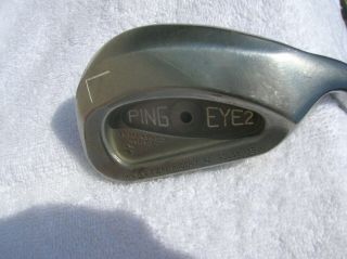 Ping Eye 2,  L Lob Wedge Black Dot Kt - Shaft Single Golf Club Rare