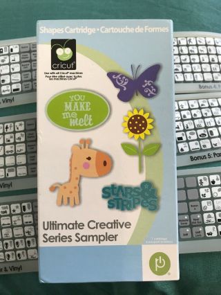 Cricut Cartridge Ultimate Creative Series Sampler Rare