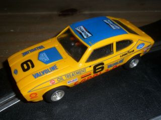Scalextric Rare Vintage Ford Capri 3.  0 Litre Rally / Touring Car And Fast