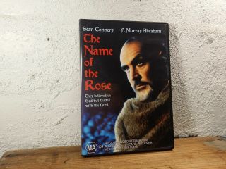 The Name Of The Rose Dvd Sean Connery - Rare - Region 4 Aust