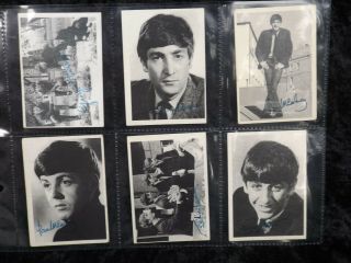 Complete Set Of All 40 A & Bc Chewing Gum Cards The Beatles 1st Series - V Rare