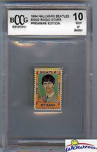 1964 Hallmark Beatles Stamp Ringo Starr Beckett 10 Vintage Rare