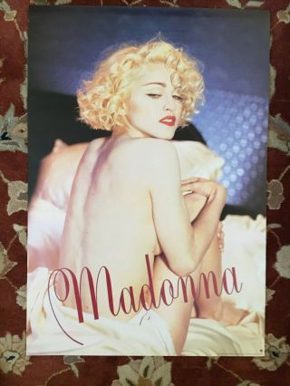 Madonna On Sire Records Rare Promotional Poster From 1989
