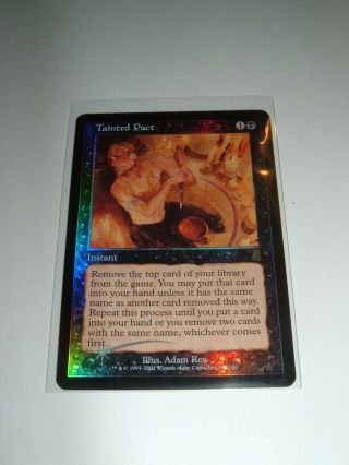 Mtg Magic 1x Foil Tainted Pact Lp Odyssey Gathering Commander Modern Edh Cube