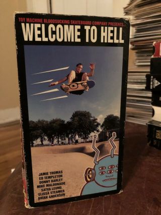 Toy Machine Welcome To Hell Skate Video Vhs Rare Skateboard