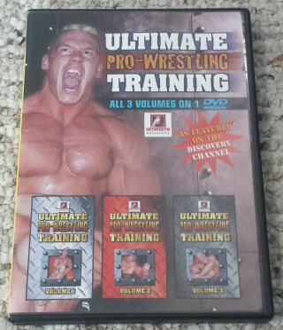 Ultimate Pro - Wrestling Training - All 3 Volumes On 1 Dvd _ Very Rare