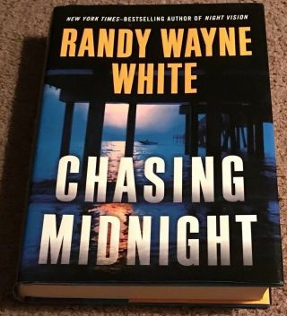 Signed Chasing Midnight By Randy Wayne White Autographed First Edition Book Rare