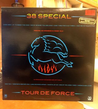 38 SPECIAL Tour De Force LP RARE GOLD STAMP PROMO VINYL SP - 4971 2