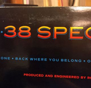 38 SPECIAL Tour De Force LP RARE GOLD STAMP PROMO VINYL SP - 4971 4
