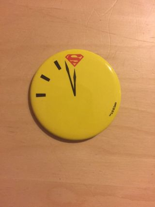 Doomsday Clock Button / Pin Sdcc / Nycc 2017 Watchman - Rare Item
