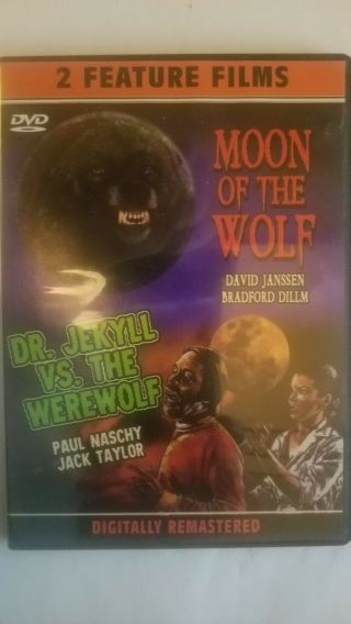 Moon Of The Wolf / Dr.  Jekyll Vs.  The Werewolf Dvd Like Rare