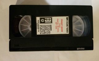 Fright Show VHS Starlog Video Cinemagice Rare Horror Anthology hard to find. 3