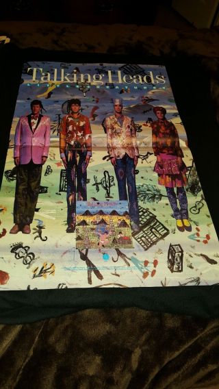 Talking Heads Little Creatures Rare Promo Poster Framed