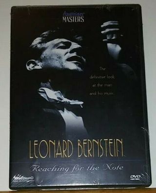 Leonard Bernstein - Reaching For The Note (dvd,  1998) Oop Very Rare New/sealed