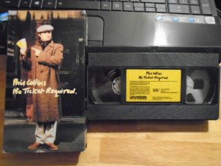 Rare Oop Phil Collins Vhs Music Video No Ticket Required Genesis One More Night