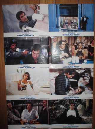James Bond Rare Licence To Kill Lobby Photos,  Poster Format 2 Timothy Dalton