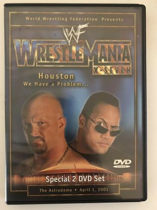Wwf - Wrestlemania X - Seven 17 - Dvd Wwe 2 Disc - Rare Oop Authentic Us Release