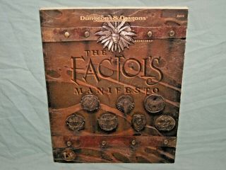 Ad&d 2nd Ed Planescape Aid - The Factol 