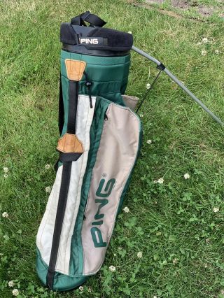 Vintage Rare Ping Hoofer Golf Stand Bag