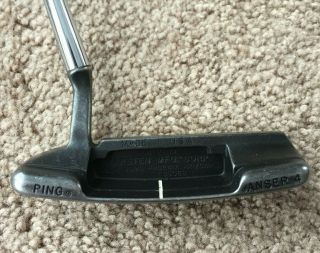 Rare Ping Anser 4 Black Oxide Putter,  35.  5in,  Pat Pend