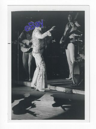 Elvis Presley Kodak Concert Photo Auburn Al 3/5 1974 - Jim Curtin Rare