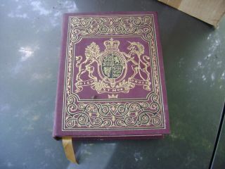 Oxford Illustrated History Of The British Monarchy - Rare Leather - Hardcover Book