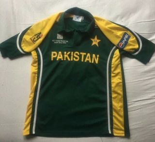 Pakistan Cricket Shirt World Cup 2003 Large Rare And Vintage