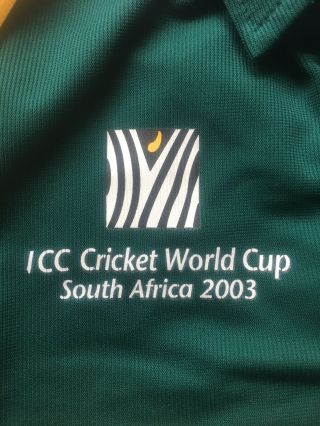 Pakistan Cricket Shirt World Cup 2003 Large Rare And Vintage 3
