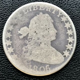 1806 Draped Bust Half Dollar 50c Circulated Rare Early Coin 16687