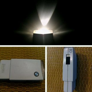 Bmw E36 Acculux White Flashlight Rare E30 E34 328i ■ Restored Torch ■ Extra Bulb