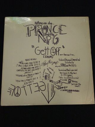 Prince & The Npg Gett Off Ultra Rare 1500 Copies For Prince 