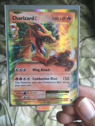 Charizard Ex Ultra Rare Pokemon Xy Evolution Tcg Holo Foil Holographic 12/108