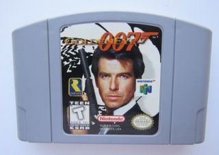 Goldeneye 007 Nintendo 64 N64 Authentic Oem Video Game Cart James Bond Rare Good