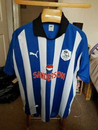 Rare Old Sheffield Wednesday 1999 Football Shirt Size Large