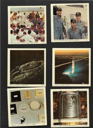 Apollo 13 Photo Set Of 12 Rare