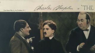 Rare CHARLIE CHAPLIN Lobby Card THE PILGRIM 1918 Syd Chaplin Mack Swain 2