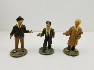 Rare Marx Brothers Bros Pvc Plastic Figures Figurines Groucho Harpo Chico 1992