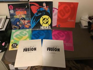 Dc Heroes Rpg Box Set Mayfair Games Roleplaying Rare 1989 W/ Deadly Fusion