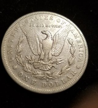 1890 - S Morgan Silver Dollar Collectible Antique Rare Circulated 2