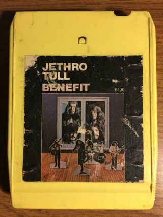 Jethro Tull Benefit Vintage Rare 8 Track Tape Late Nite Bargain