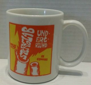 Rare Vintage Stereolab " The Underground Is Coming " Tour Coffee Mug Great Shape