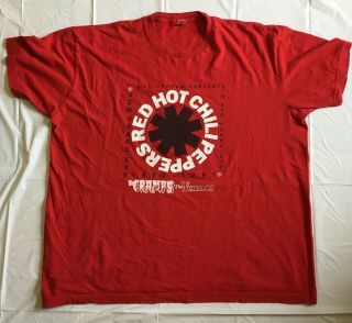 Red Hot Chili Peppers 1990 - 91 Years Staff Tee Xxl (rare)