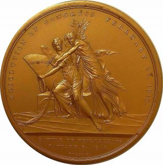 Rare Us Bronze Medal Major General President Andrew Jackson 417 65 Mm