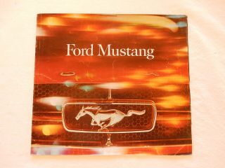 1964 1/2 Ford Mustang Rare Dealer Sales Brochure Dated 2/64