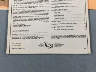 1983 RAVENLOFT ADVANCED DUNGEONS & DRAGONS AD&D TSR 9075 Hickman HTF RARE 4