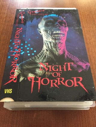 Night Of Horror Vhs,  Vintage,  Genesis,  Rare