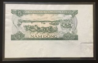 Vietnam 5 Dong 1985 P - 92 Trial Color,  Progressive Proof Large Size,  Very Rare