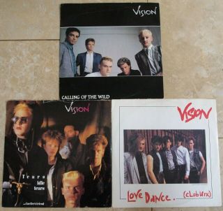 Vision 12 " Vinyl Joblot Rare 80s Synth Goth Lucifer 