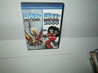 Heavy Metal 1981 & Heavy Metal 2000 Rare Anime Hard Rock Dvd Set Billy Idol